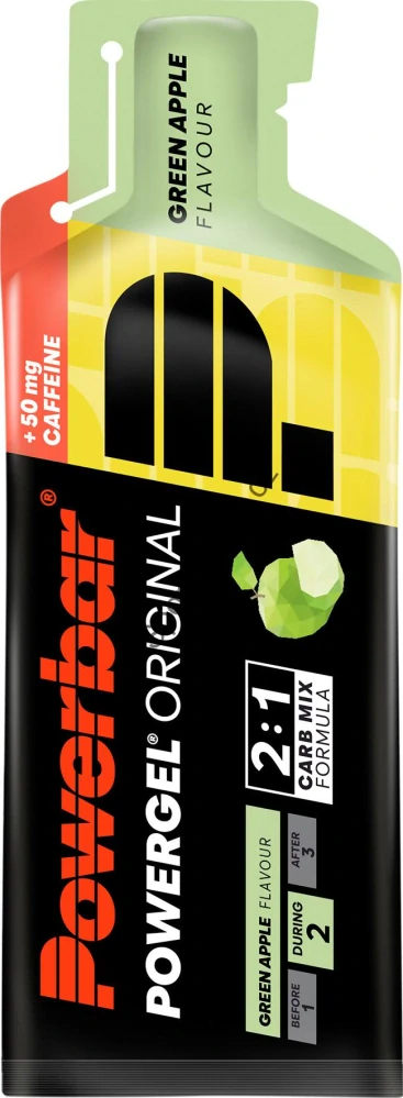PowerBar Powergel s kofeinem - zelené jablko 41 g