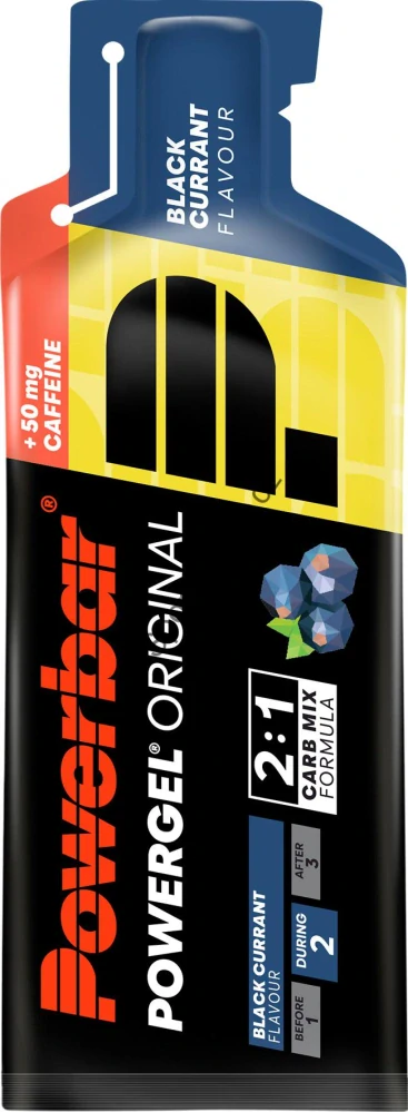 PowerBar Powergel s kofeinem - černý rybíz 41 g