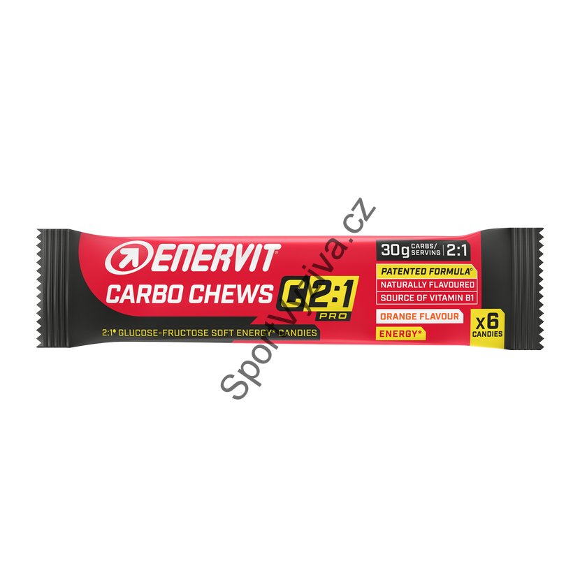 ENERVIT Carbo Chews C2:1 - pomeranč